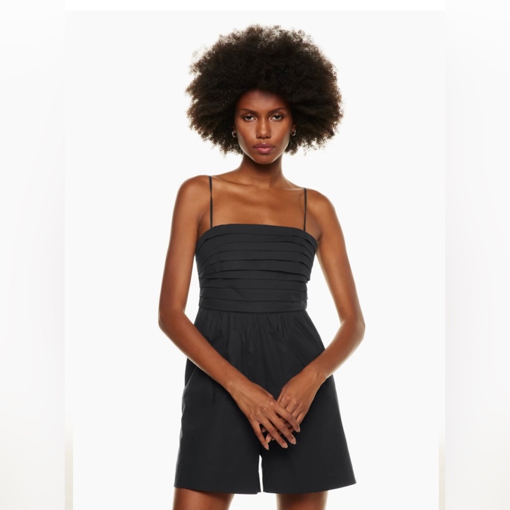 NWT Babaton Abacus Poplin Romper - 2